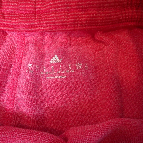 Adidas Women’s Pink Cropped Sweatpants Small – Elastic Waist & Cuffs - Picture 3 of 4